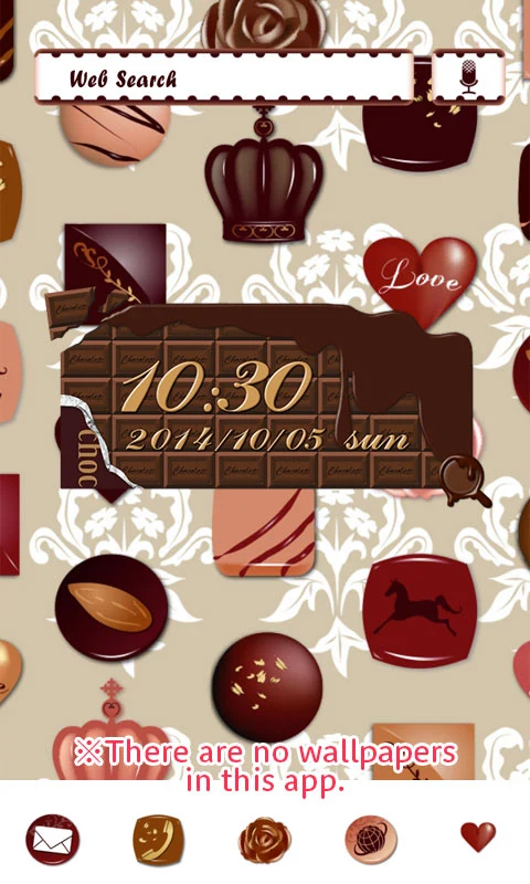 Cute Clock Widget 2 screenshot