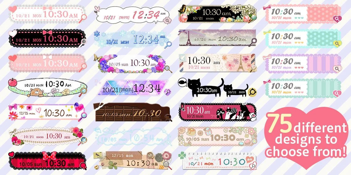 Cute Clock Widget 2 screenshot