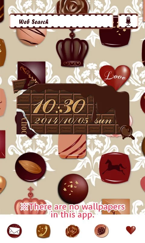 Cute Clock Widget 2 screenshot