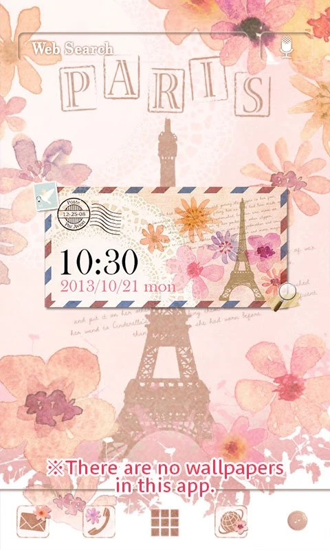 Cute Clock Widget 2 screenshot